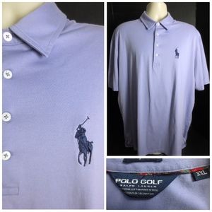 Ralph Lauren Polo Golf Purple Big Pony Polo Shirt